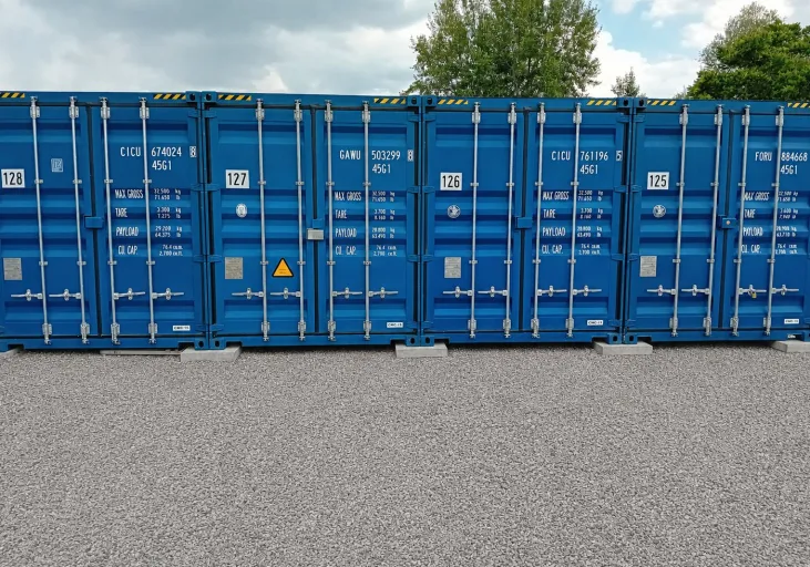 40 lábas HC konténersor zárt ajtókkal